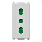 PRESA 2P+T 16A P17/11 SILVER