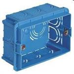 SCATOLA INCASSO RETTANG.3M AZZURRO