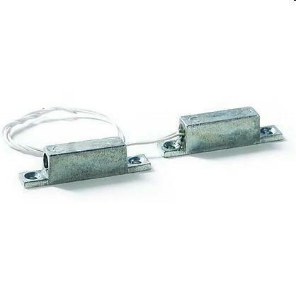 CONTATTO RETTANGOLARE METALLICO CON 2 FILI
