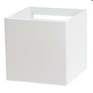 PUNTO LUCE DA PARETE QUADRATO,IP54,12,5W TRICOLOR 600LM NERO